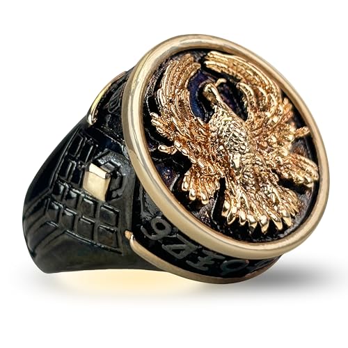 Kobataro Paul Atreides Costume Ring Merch Gold Eagle Signet Ring Gift For Men
